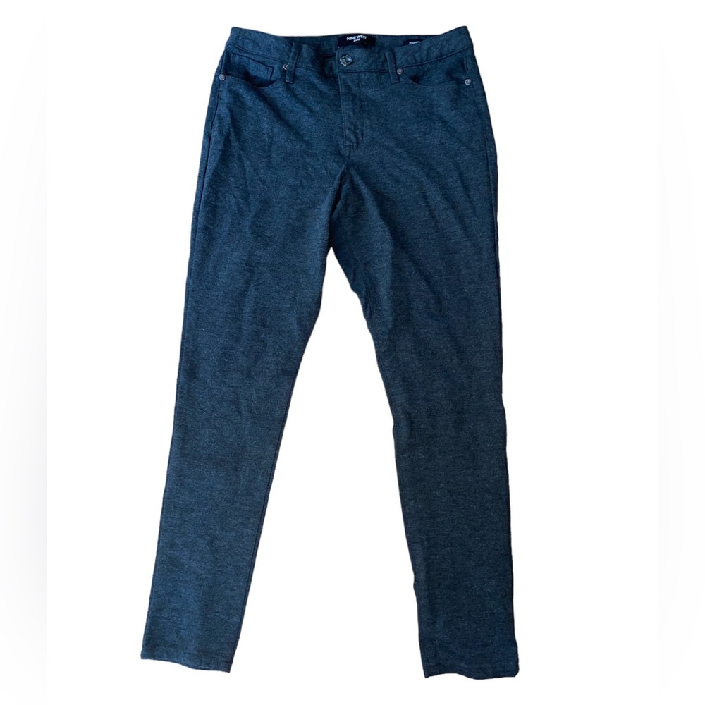 Gray stretchy skinny slacks